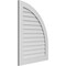 Ekena Millwork Quarter Round Top Right Surface Mount PVC Gable Vent w/ 3-1/2"W x 1"P Standard Frame, 30"W x 40"H GVPQR30X4001SN - alternate 2